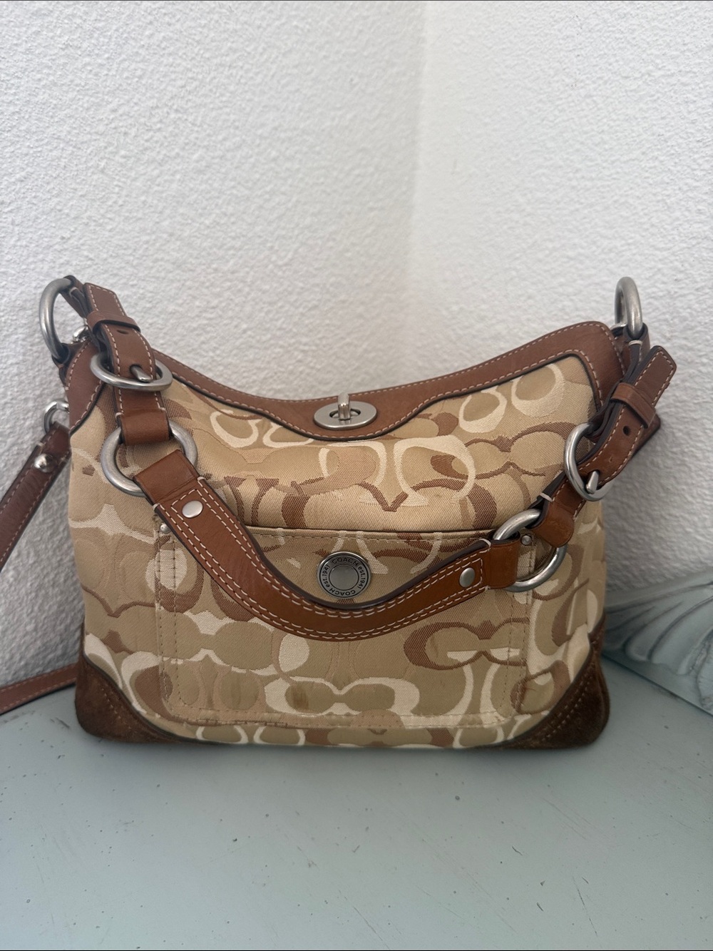 VTG Coach Chelsea Optic C
Signature Jacquard Shoulder
Bag - Picture 5 of 8